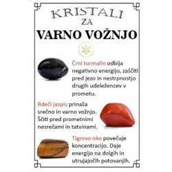kristali za varno vožnjo, črni turmalin, rdeči jaspis, tigrovo oko, trgovina s kristali