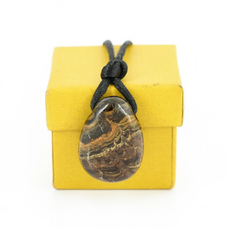 stromatolith crystal pendant, energy jewerly, crystal shop