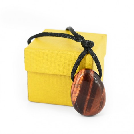 red tiger's eye crystal pendant, crystal shop