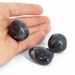 iolite, iolite crystal, pocket crystal, travel crystal, intuition crystal, crystal of change