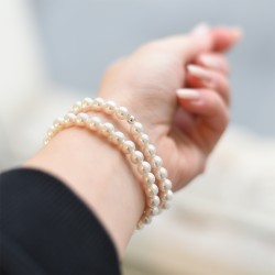 zapestnica biser, elegantna zapestnica, zapestnica za dame trgovina s kristali, biser ugodna cena