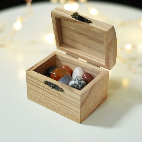 mini gift boy filled with crystals, crystal shop