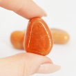 orange aventurine, aventurine, pocket crystals, crystals for optimism, crystals for joy, crystals for happiness