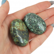 chrysocolla, chrysocolla palm stone, relaxation stone, calming stone