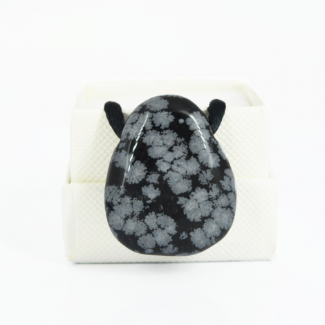 snežni obsidian ogrlica, snežni obsidian obvladovanje tesnobe, snežni obsidian ugodna cena