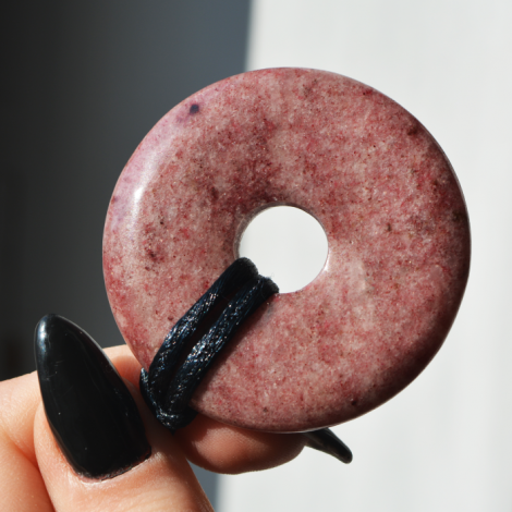 piemontite crystal, piemontite necklace, shop with crystals, crystal necklace, energy jewerly