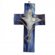 STAINED GLASS CROSS purple