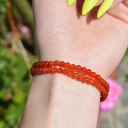 karneol zapestnica, energijski nakit