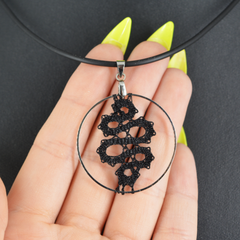 čipka ogrlica čipka darilo za učiteljico