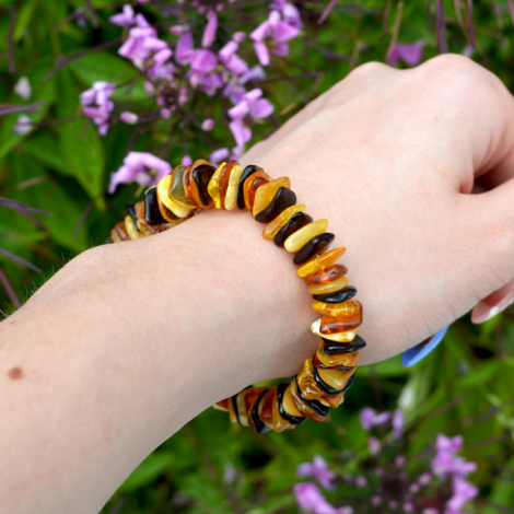 jantar čips zapestnica, trgovina s kristali