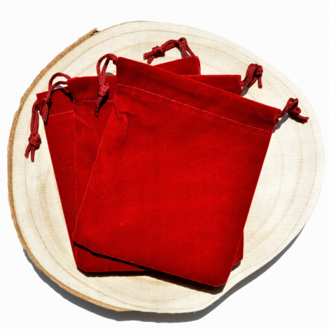 žametni mošnjiček,  shranjevanje nakita in kristalov, darilo