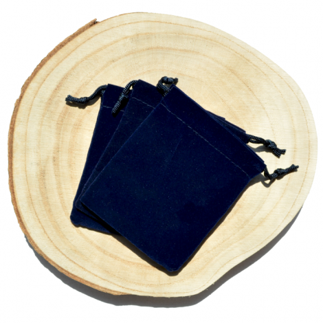 žametni mošnjiček,  shranjevanje nakita in kristalov, darilo