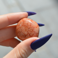 ognjeni ahat, ahat, kristal za motivacijo, žepni kristal, kristal za energijo, samozavest