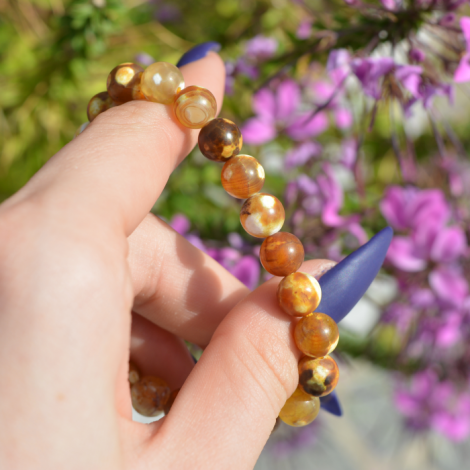 ognjeni ahat energijski nakit ugodna cena, kristal proti izbruhom jeze in nihanju razpoloženja