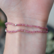 rose turmaline bracelet, crystal bracelet, crystal shop, rose turmaline stone, turmaline stone, affordable price crystals