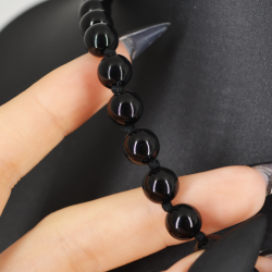 onyx pearl necklace, onyx crystal, crystal shop, affordable crystals