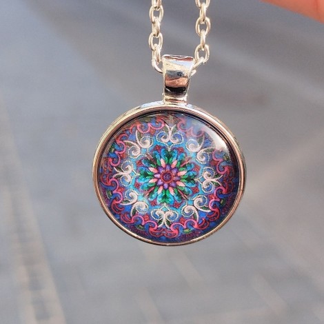 mandala necklace, energy necklace, affordable prices, crystal shop