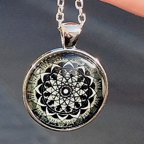 mandala necklace, energy necklace, affordable prices, crystal shop