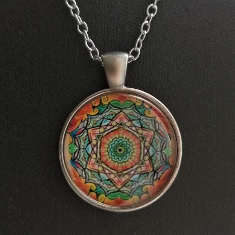mandala necklace, energy necklace, affordable prices, crystal shop