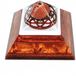 sunstone, orgonite pyramid, sun stone pyramid, crystal shop.