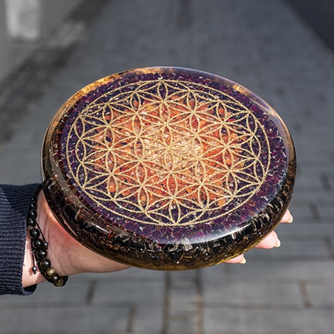 orgonit podstavek citrin granat karneol motivacija kristali za motivacijo ročno delano