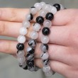 tourmaline quartz, tourmaline quartz crystal, tourmaline quartz bracelet, protection crystal