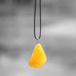 yellow chalcedony, yellow chalcedony necklace, crystal for joy, crystal necklace