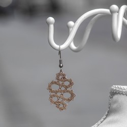 lace earrings,lace