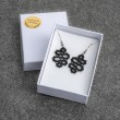 lace earrings, lace