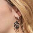 lace earrings, lace