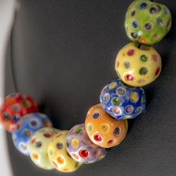 ceramic necklace, ceramic jewellery