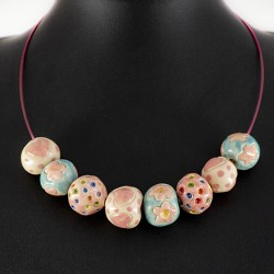 ceramic necklace, ceramic jewellery