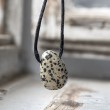 dalmatian jasper, jasper, dalmatian jasper necklace, crystal necklace, energy crystal