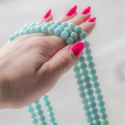 amazonit, amazonit kristal, amazonit perle, kristalne perle, perle iz kristalov