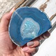 agate, blue agate, geode, agate geode, blue agate geode, agate bigger piece, blue crystals, communication crystals