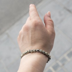 dalmatin jaspis zapestnica, energijski nakit, čustvene blokade, trgovina s kristali