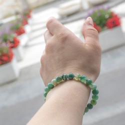 zeleni ahat, ahat, zeleni ahat kristal, ahat nakit, ahat zapestnica, zeleni ahat cena, zapestnica s kristali