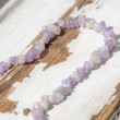 amethyst, amethyst lavender, amethyst necklace, chips necklace, crystal necklace, anti stress crystals