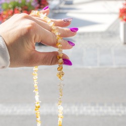 citrine, citrine crystal, citrine necklace, crystals for joy, crystals for optimism