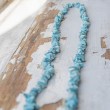 blue howlite, blue howlite crystal, blue howlite necklace, crystals for better sleep, calming crystals