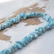 blue howlite, blue howlite crystal, blue howlite necklace, crystals for better sleep, calming crystals