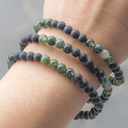 moss agate, onyx, crystal bracelet, energy bracelet, protection crystal, energy crystal