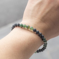 moss agate, onyx, crystal bracelet, energy bracelet, protection crystal, energy crystal