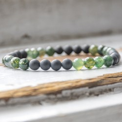 moss agate, onyx, crystal bracelet, energy bracelet, protection crystal, energy crystal