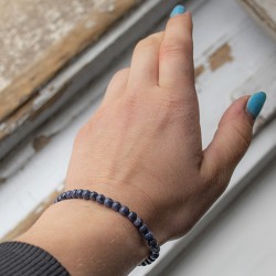 Sapphire Bracelet 4 mm sapphire bracelet crystal crystal gift ideas