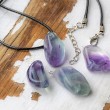 rainbow fluorite, fluorite, fluorite necklace, fluorite jewellery, protection crystal, calming crystal