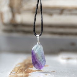 rainbow fluorite, fluorite, fluorite necklace, fluorite jewellery, protection crystal, calming crystal