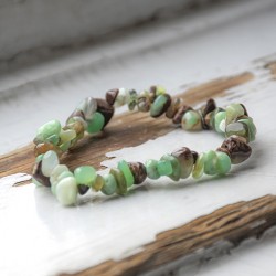 krizopras, krizopras kristal, krizopras zapestnica, kristali za ljubezen , kristali za srčno čakro