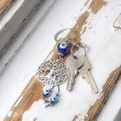 zlobno oko, evil eye, Nazarjevo oko, obesek za ključe, drevo življenja zaščita pred uroki