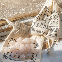 roževec, roževec kristal, rune, rune set, Nordijske rune, rune iz kritalov, roževec rune, kristal za odnose